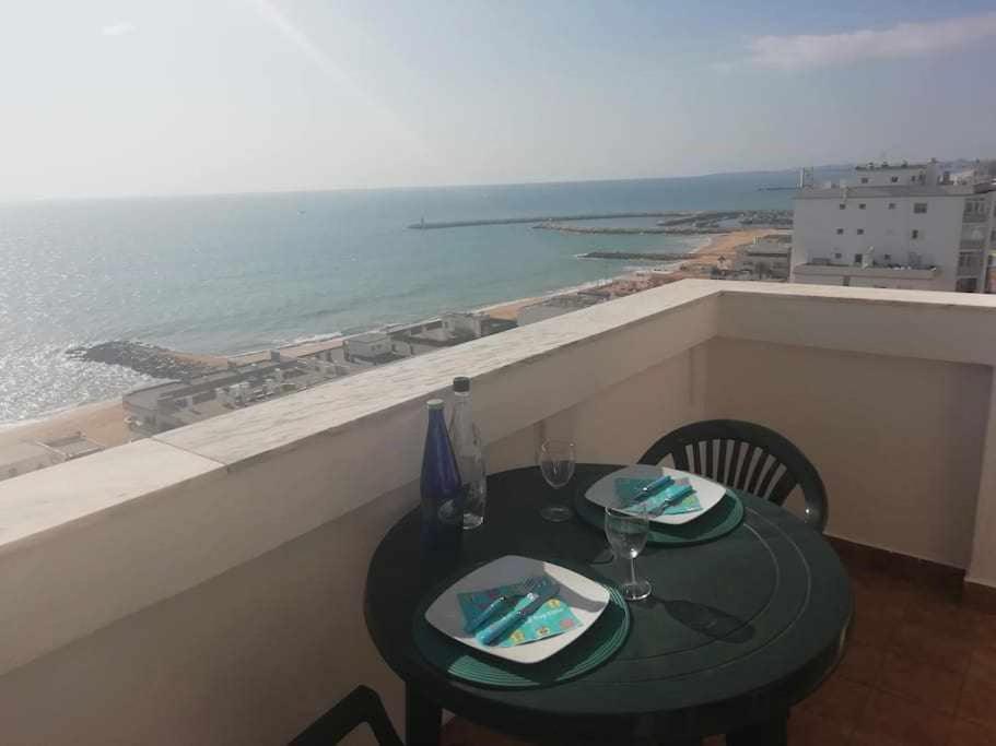 Apartmán Ocean Quarteira Vista Mar E Central Exteriér fotografie